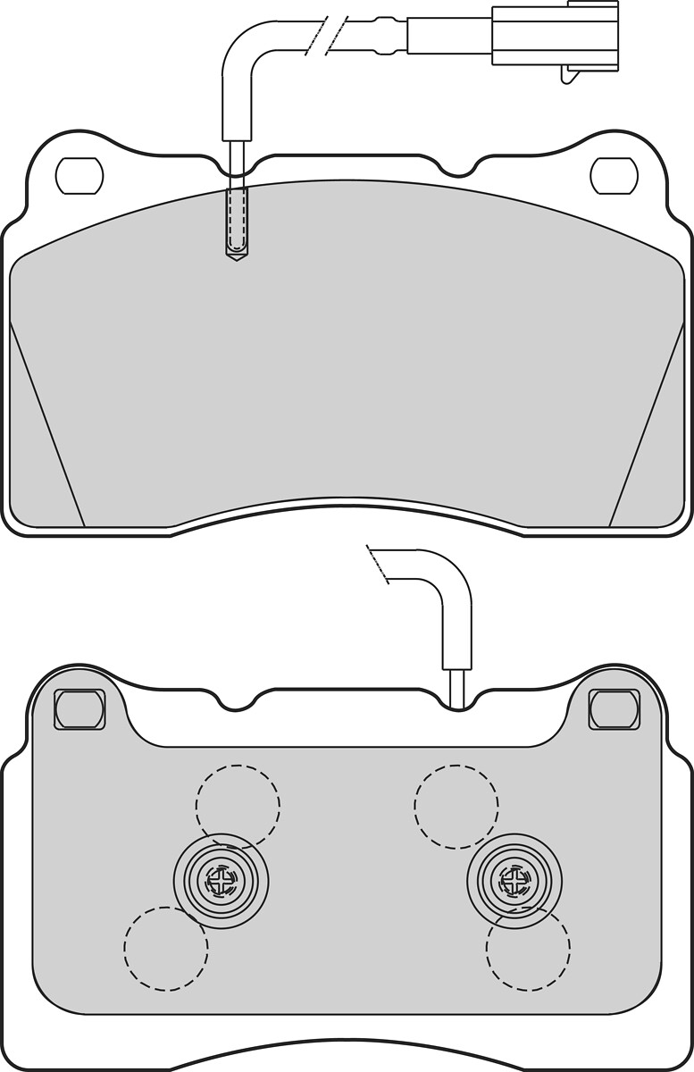 Jeu de 4 plaquettes de frein VALEO ref. 302769